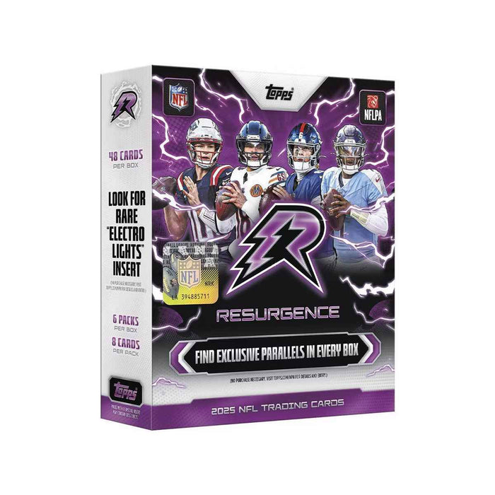 2025 Topps NFL Resurgence Football Trading Card Mega Box